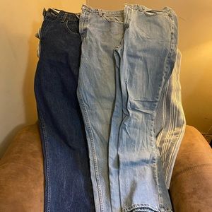 3 Pair of Mens Jeans 34x34